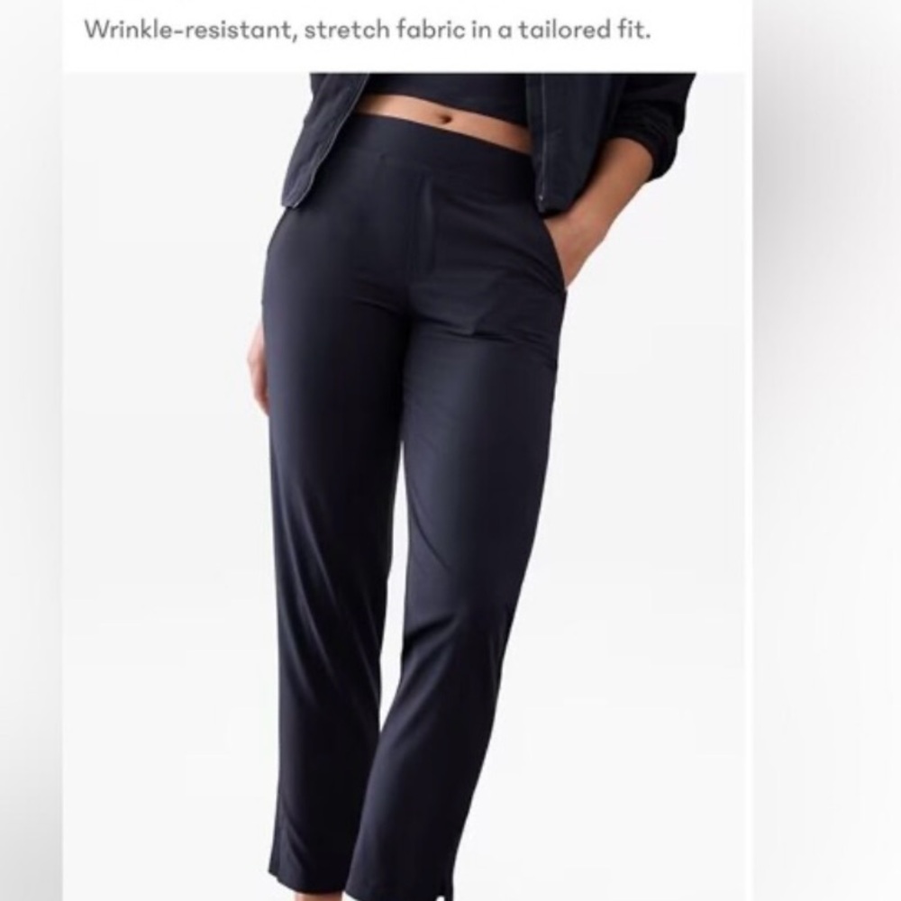 Athleta Brooklyn Ankle Pants - Black